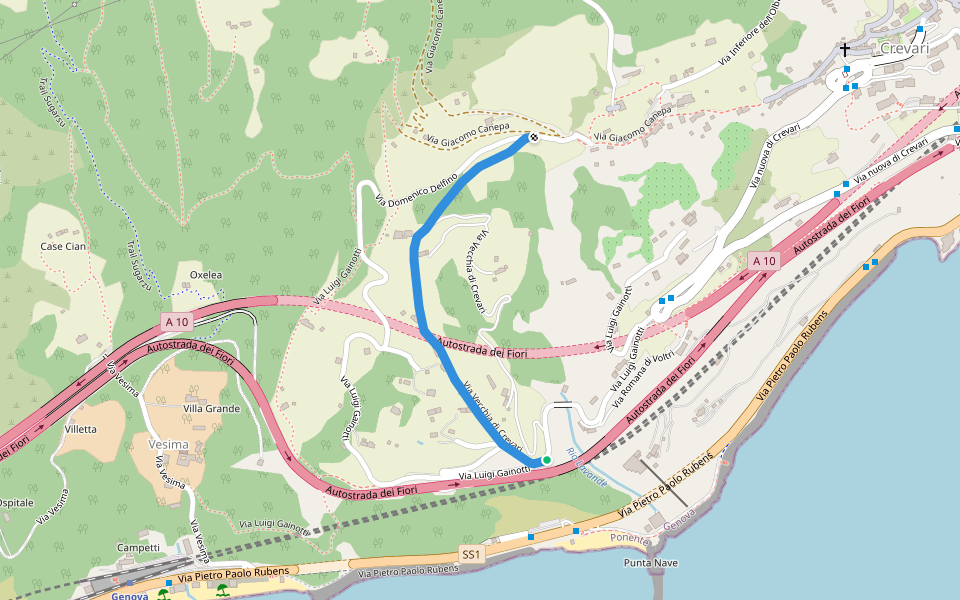 via-vecchia-di-crevari-in-liguria-walking-map