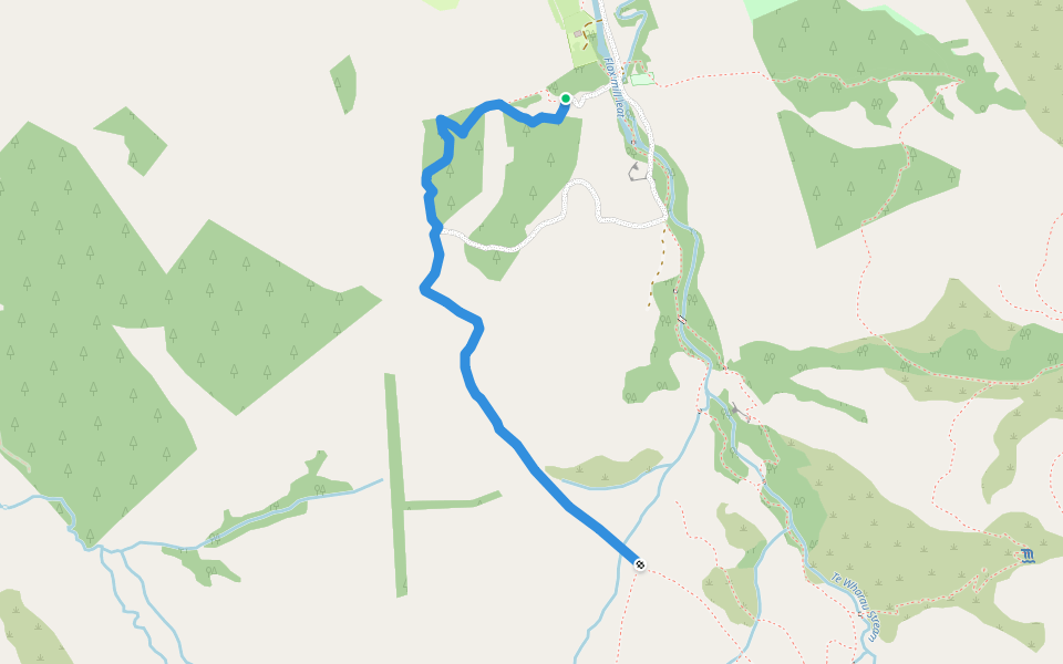 Tablelands Track walking route map in Charteris Bay