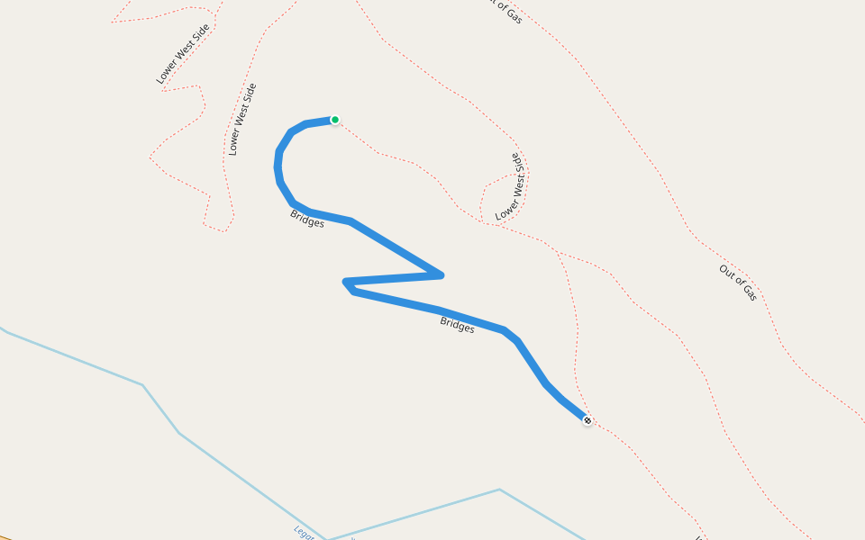 Bridges walking route map in Charlemont