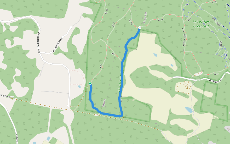 KT 18 walking route map in Tugrah