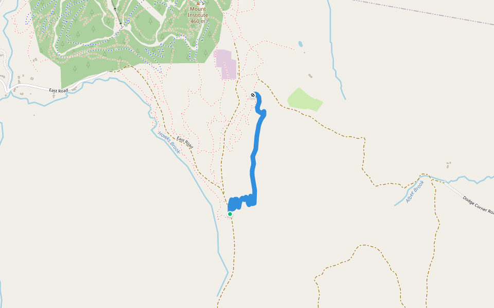 MST walking route map in Hawley