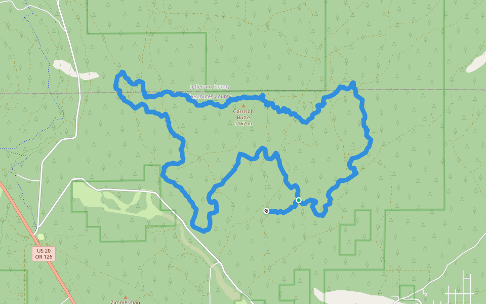 Stevens Canyon Trail Hiking Sisters, Oregon Pacer