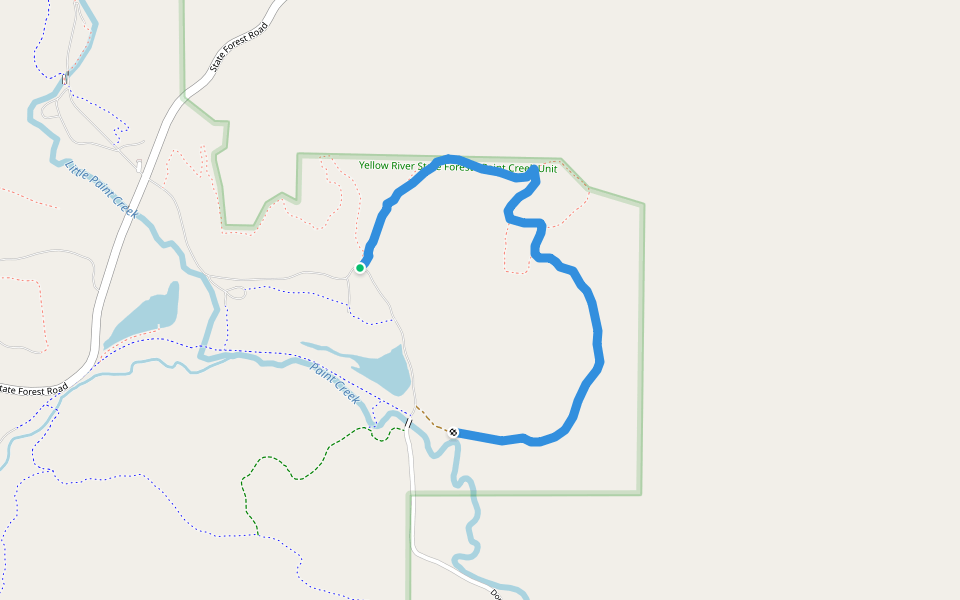 Heffern's Hill Loop walking route map in Harpers Ferry