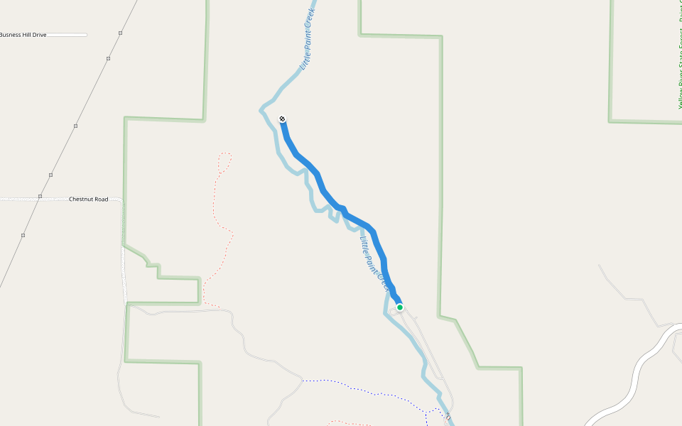Angler access walking route map in Harpers Ferry