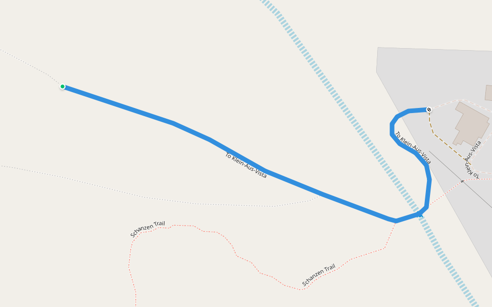 To Klein-Aus-Vista walking route map in Hobas