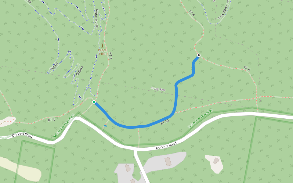 KT 10 walking route map in Quoiba