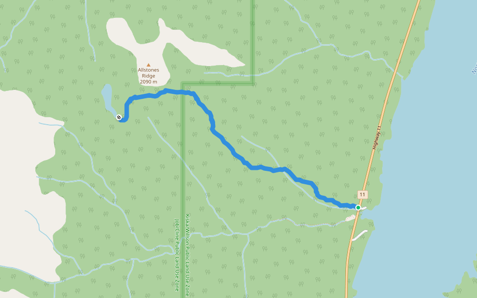 Allstones Lake Trail