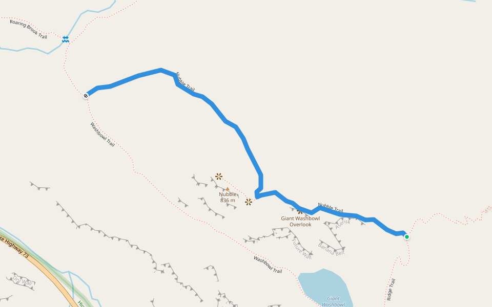 Nubble Trail Hiking Saint Huberts, New York Pacer