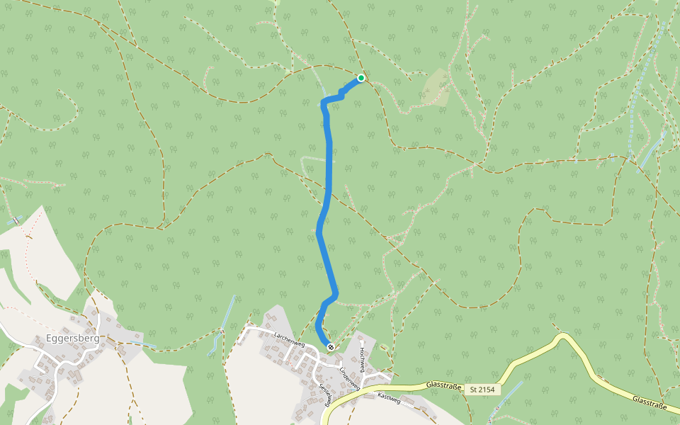 Osserpfad walking route map in Lohberg