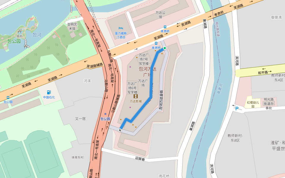 万达室内步行街