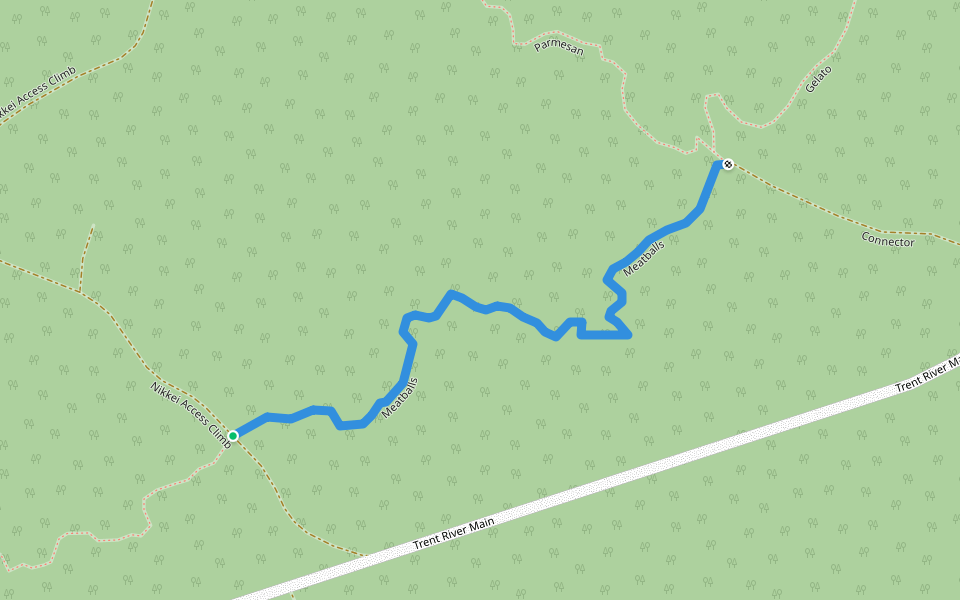 Meatballs walking route map in Union Bay
