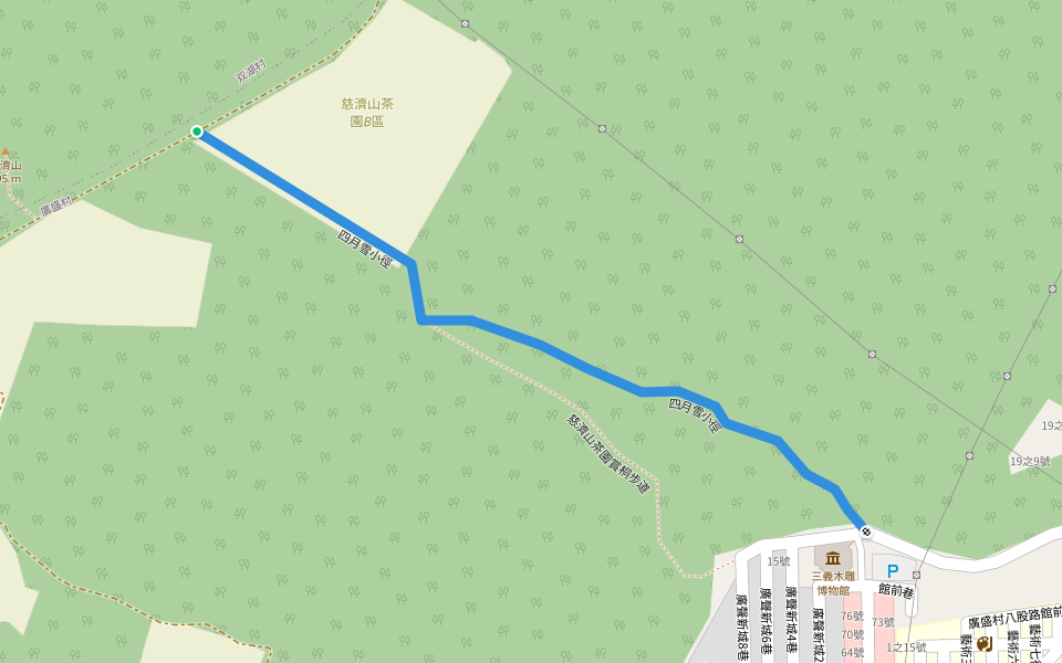 四月雪小徑