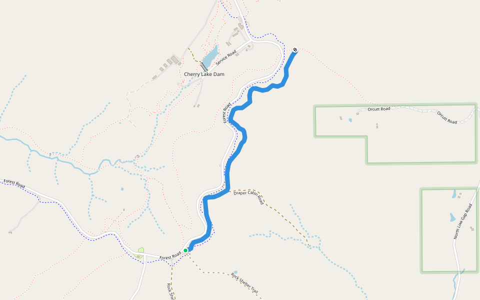 Mason Ridge/Low Gap/Tecumseh Trail walking route map in Unionville