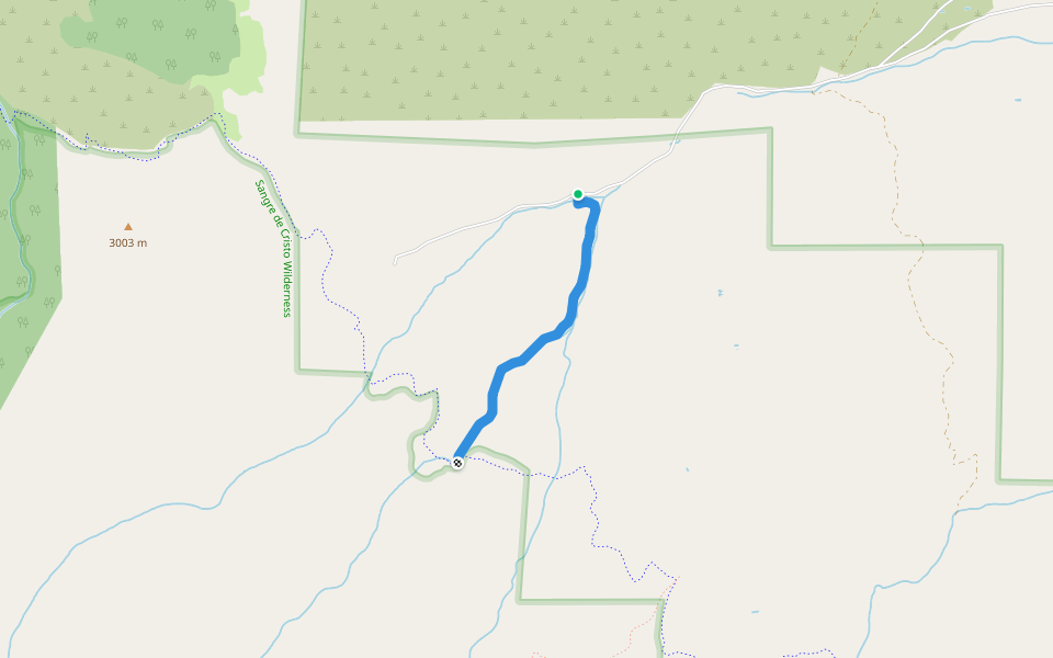 Rainbow Branch walking route map in Howard