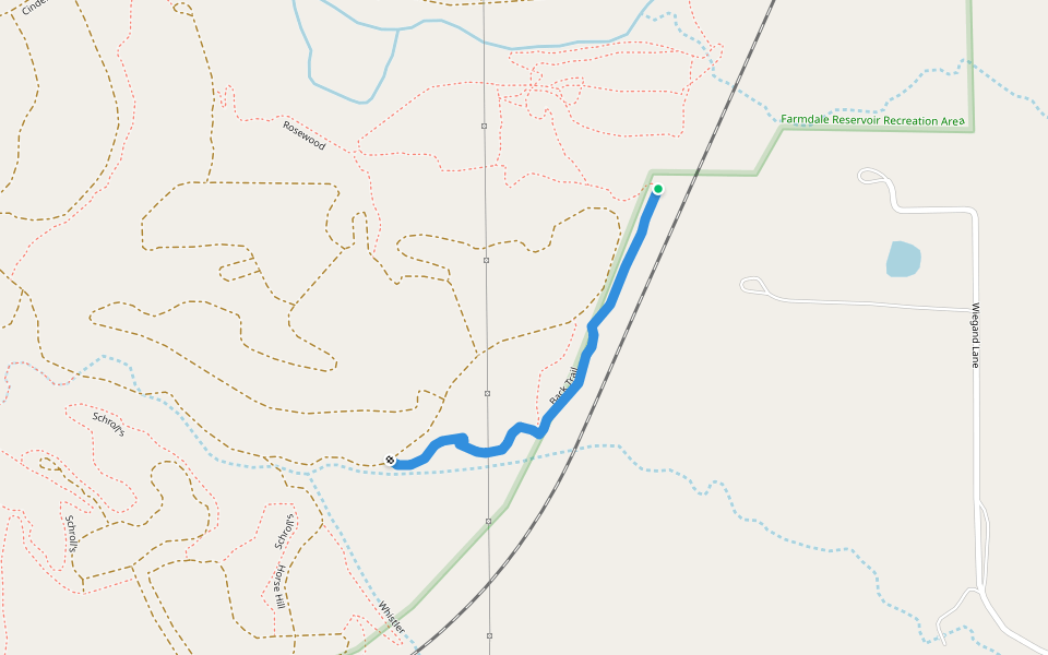 Back Trail walking route map in Washington