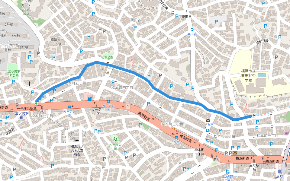 三ッ沢せせらぎ緑道