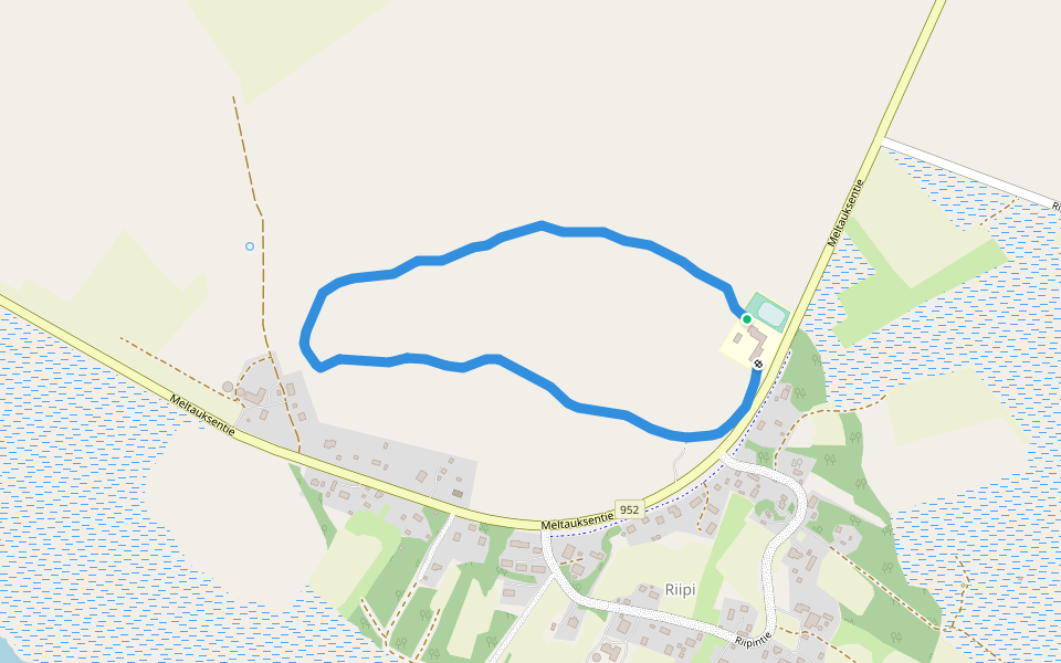 Kuntorata walking route map in Riipi