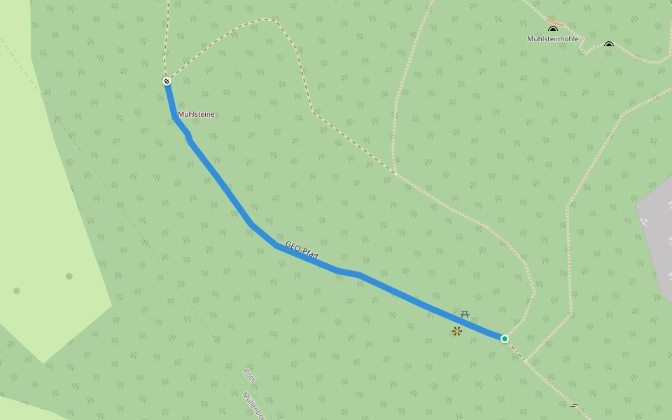 GEO-Pfad walking route map in Gerolstein