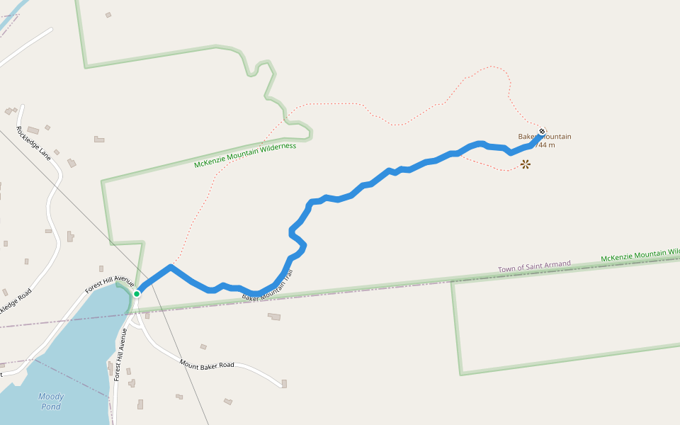 Baker Mountain Trail