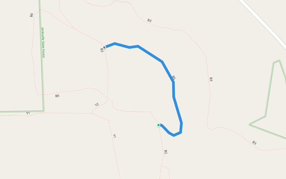 B5 walking route map in Berkshire