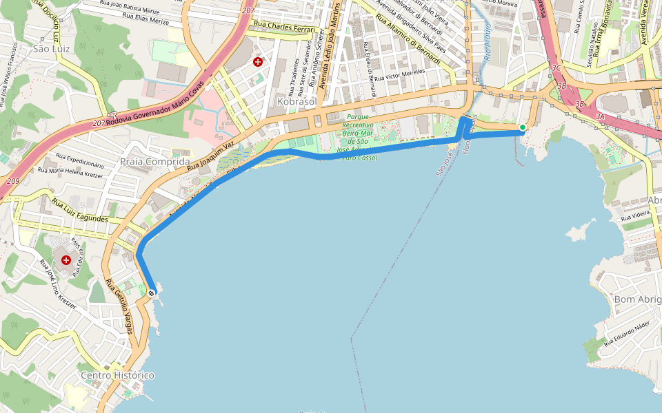 Calçadão da Beira Mar de São José