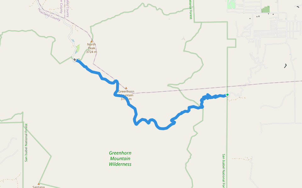 Bartlett Trail walking route map in Rye