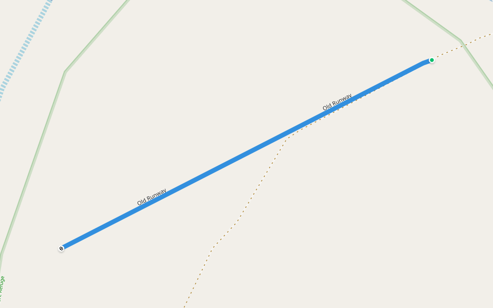 Old Runway walking route map in Northhead