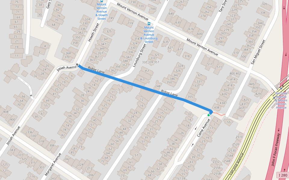 Ridge Lane Walking And Running Trail - San Francisco, California | Pacer