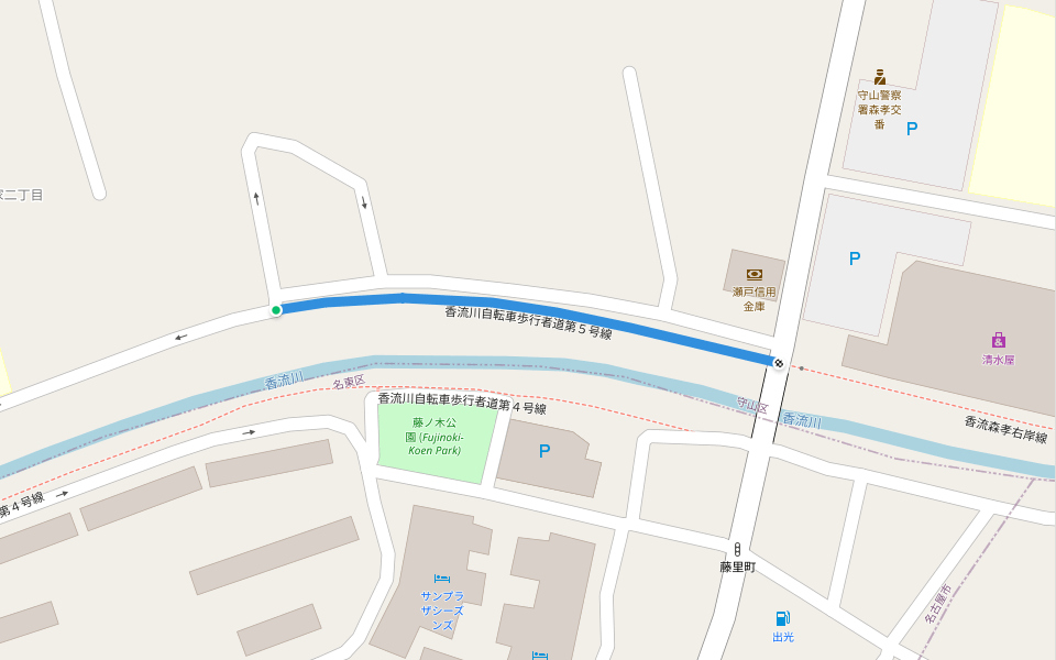 香流川自転車歩行者道第５号線