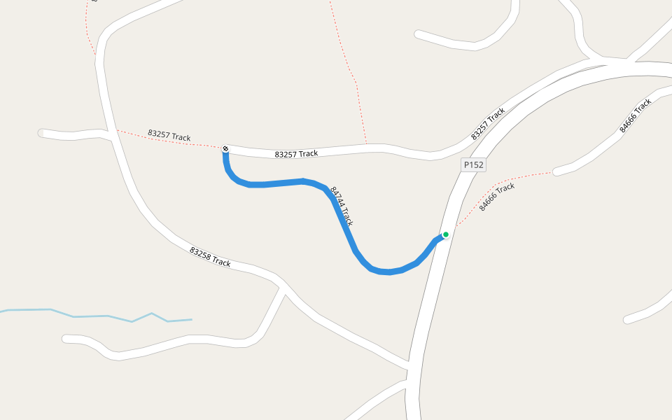 84744 Track walking route map in Golokodo-Ensimbini