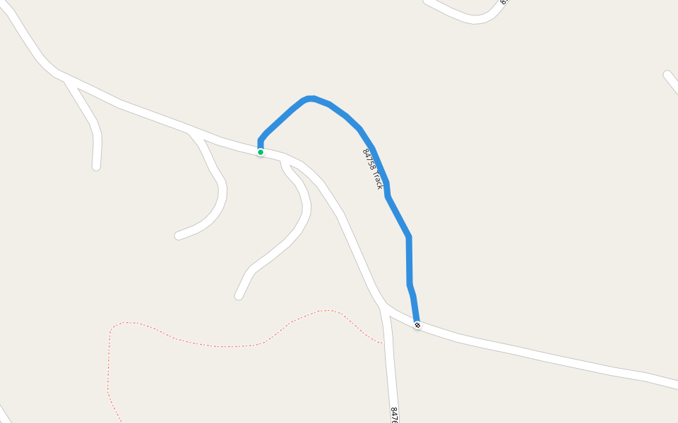 84758 Track walking route map in Golokodo-Ensimbini