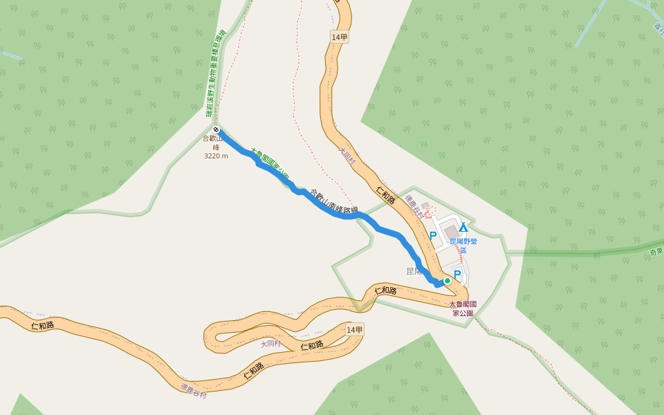 合歡山南峰路線