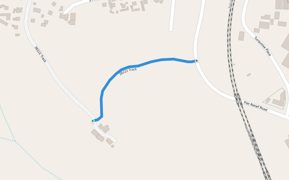 38222 Track walking route map in Queensburgh