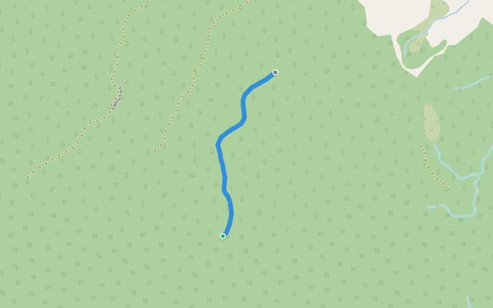 Opurana Track walking route map in Tawera