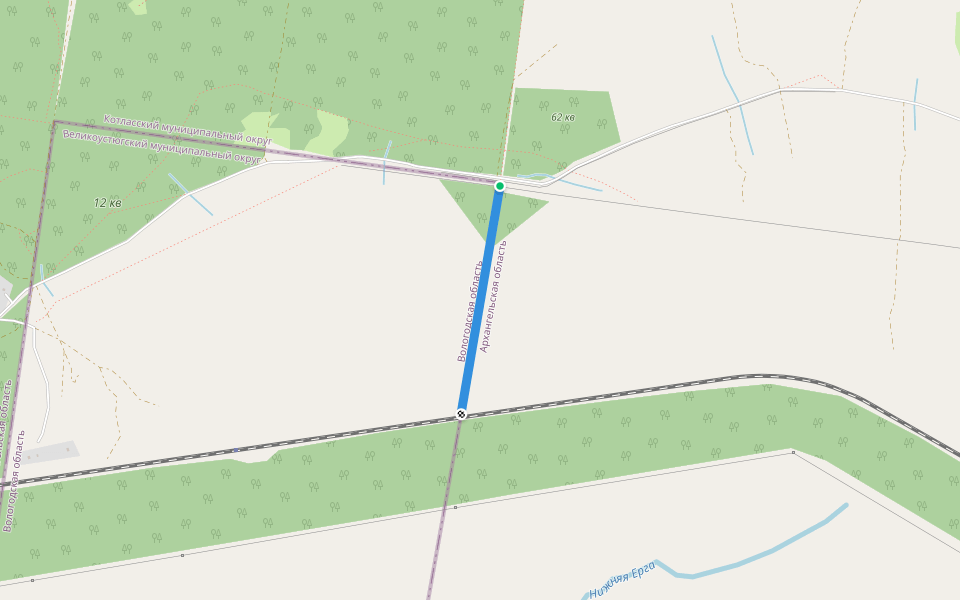 гр обл walking route map in Udimskii