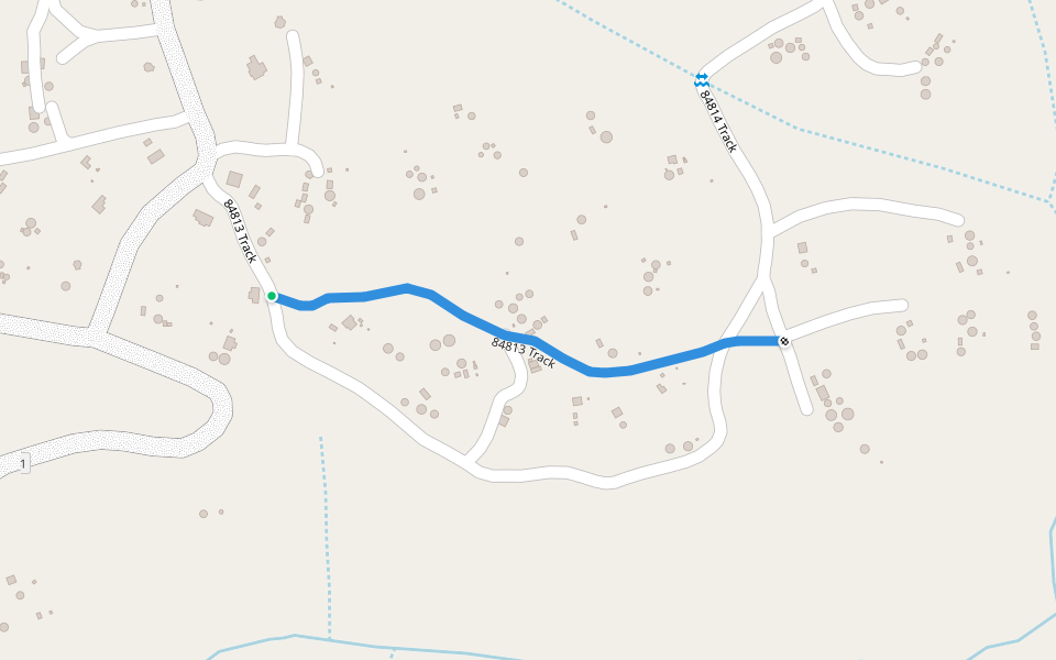 84813 Track walking route map in Cele