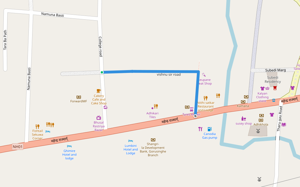 vishnu sir road walking route map in Buddhabatika