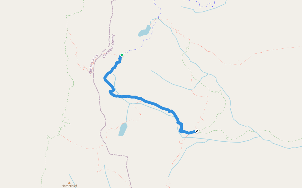 Merchants Basin Trail walking route map in Carlton