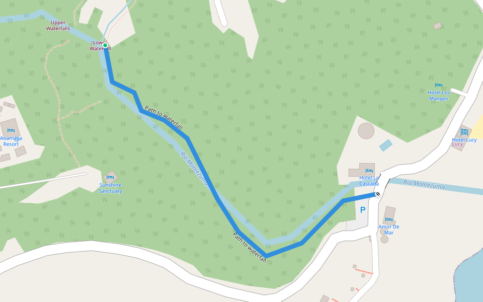 Path to waterfall