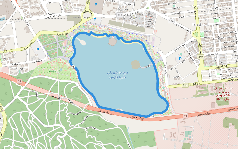 کناررو دریاچه