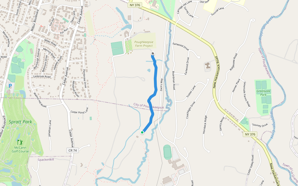 Collin's Trail (blue)