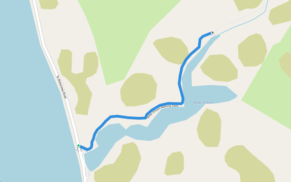 Deep Stream Walking Track walking route map in Kirkliston