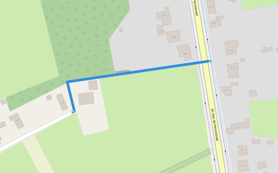Toelenbos walking route map in Geel