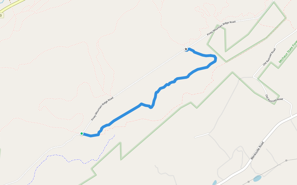 Piney Ridge ATV Trail (More Difficult) walking route map in Biglerville