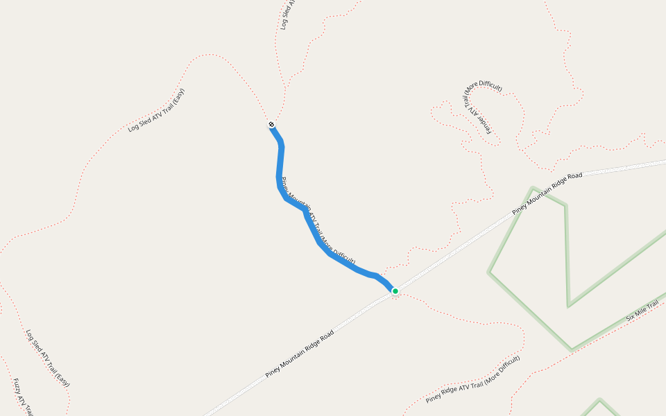 Piney Mountain ATV Trail (More Difficult) walking route map in Biglerville