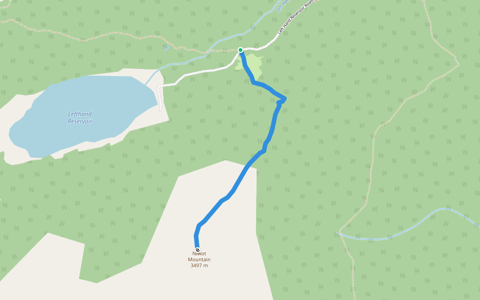 Niwot Mountain Hiking Trail Ward, Colorado Pacer