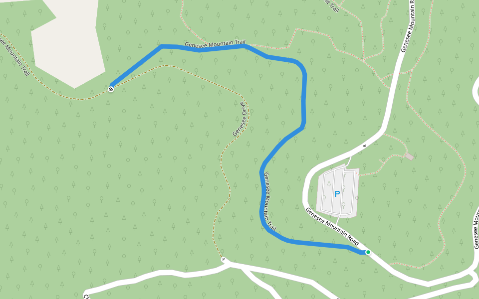 Genesee Mountain Trail