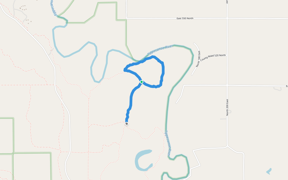 Trail 5 walking route map in Monterey