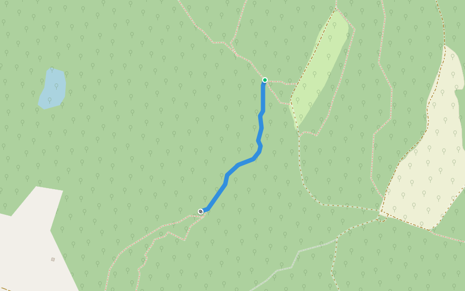 MTB Carbunera walking route map in Saliceto