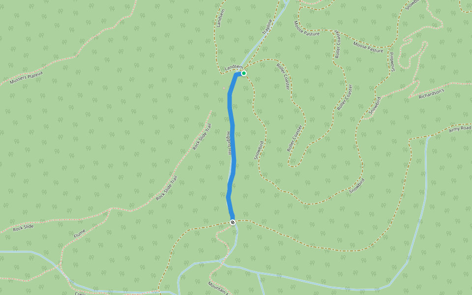 Higgins Hill walking route map in Kimberley